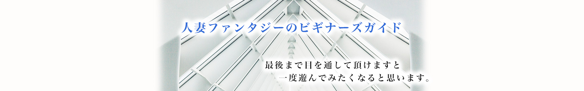 人妻ファンタジーのビギナーズガイド